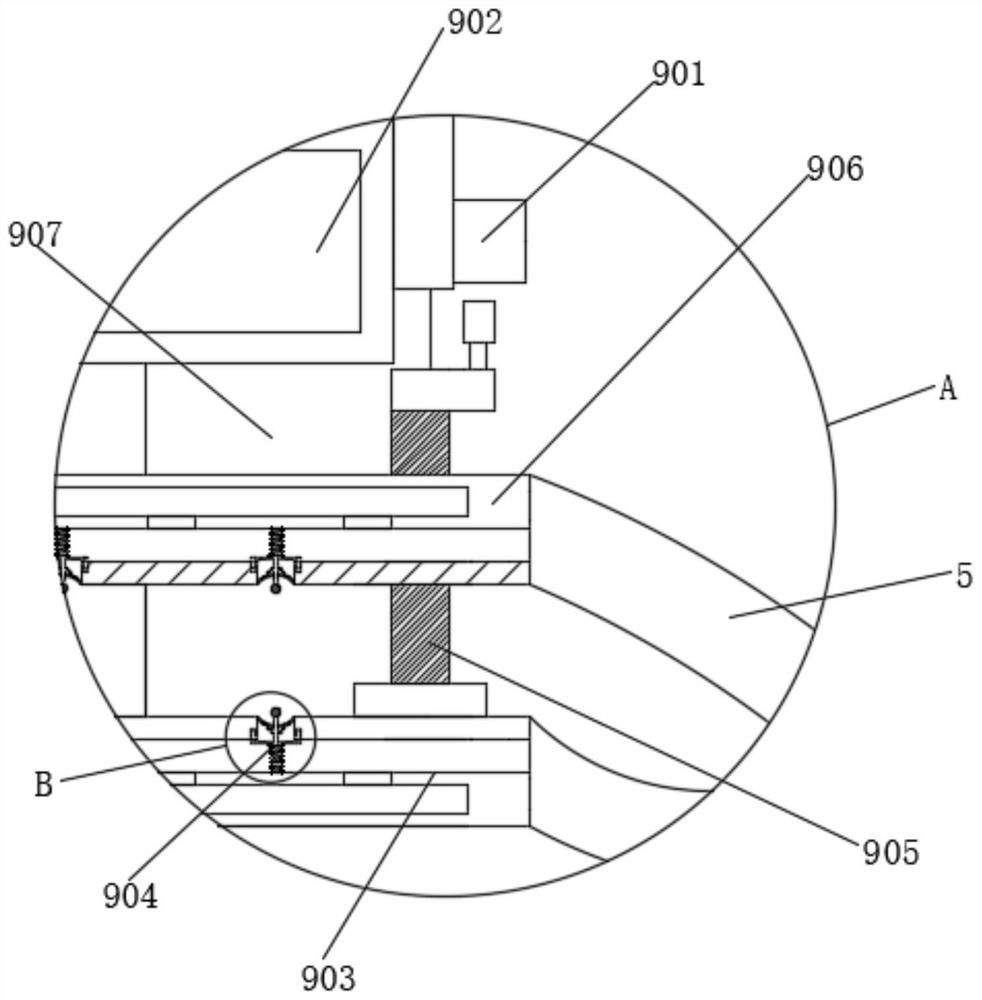 Novel ceramic bending resistance degree testing device