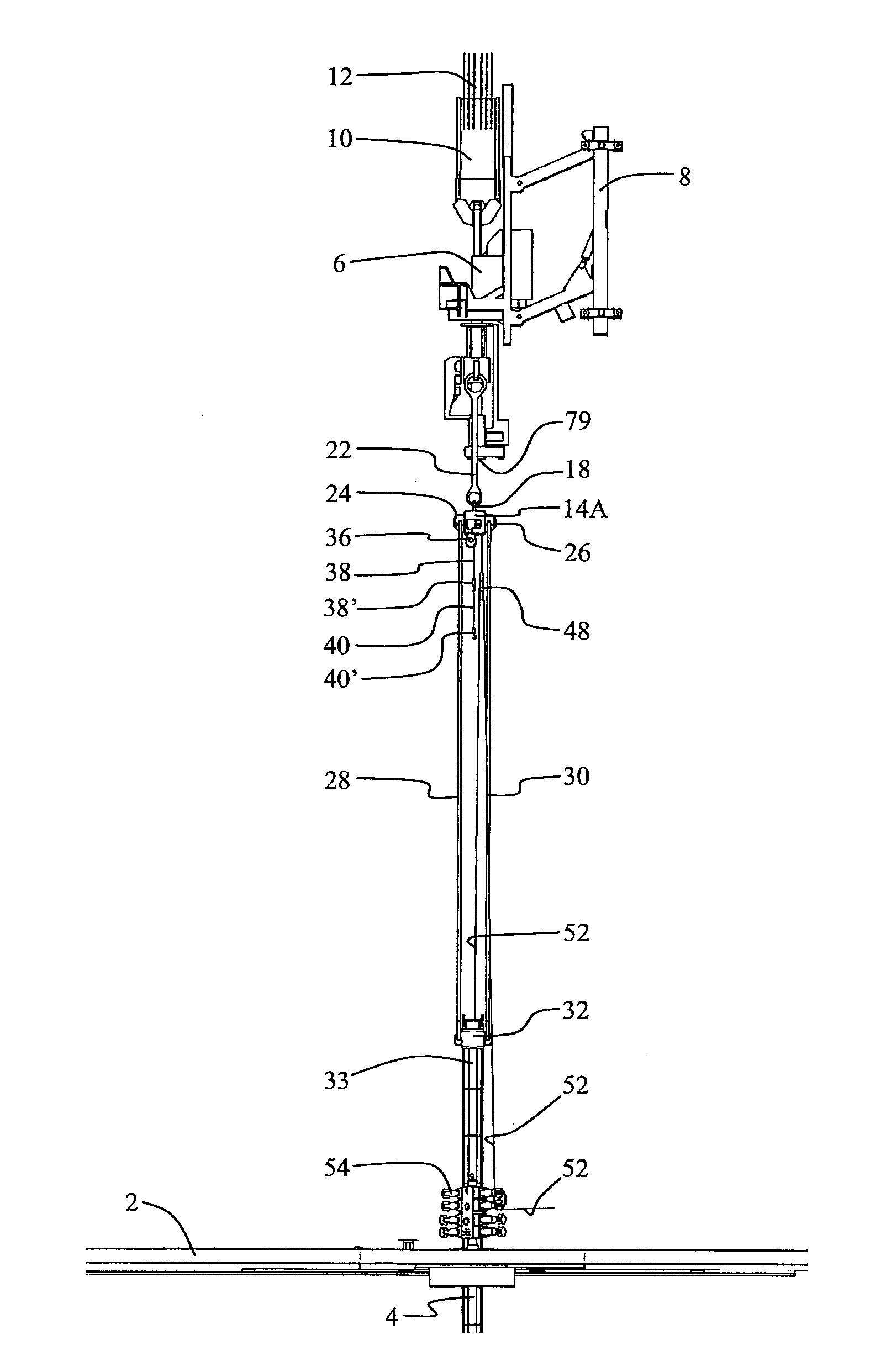 Device, Method and Use for Transfer of Equipment for a Wireline Operation in a Well