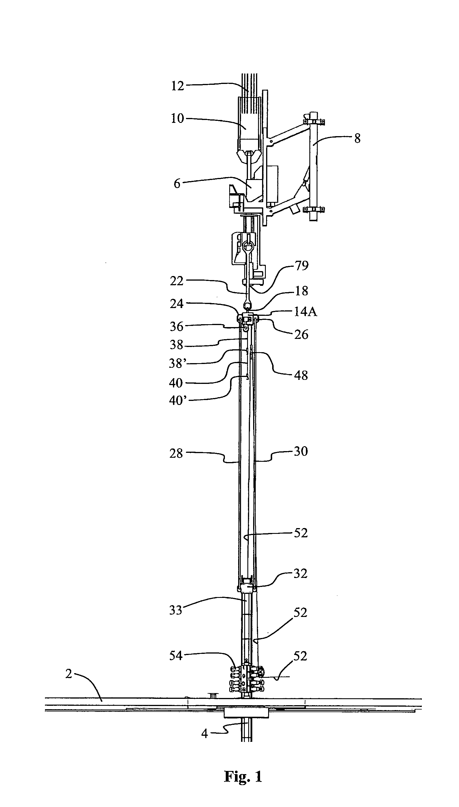 Device, Method and Use for Transfer of Equipment for a Wireline Operation in a Well