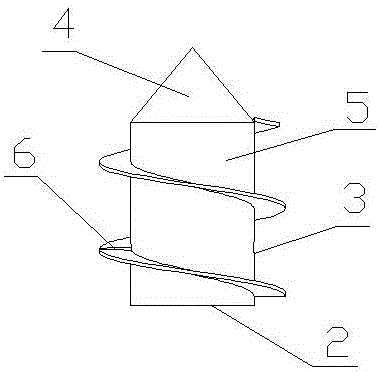 Insert rod for sea area aquaculture