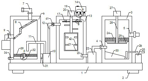 Metal door processing plant sewage treatment equipment