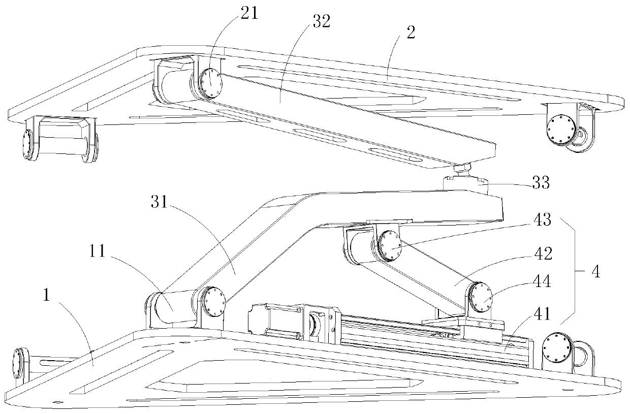 Three-degree-of-freedom motion simulator