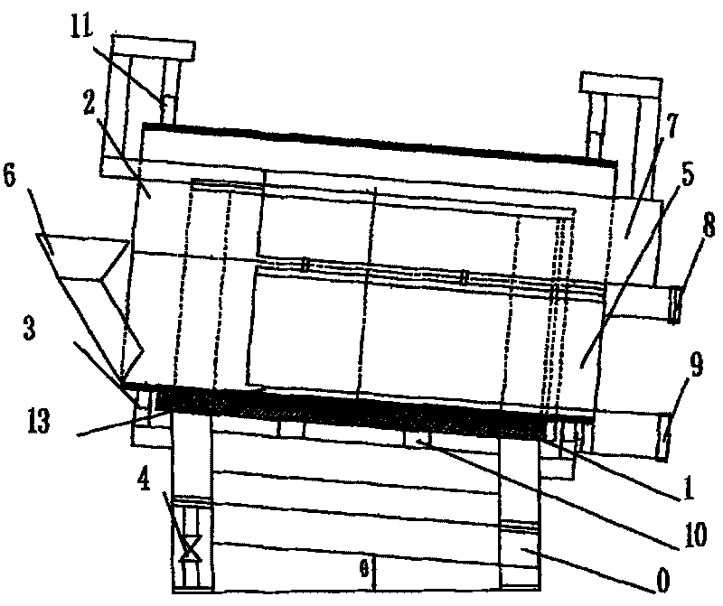 Method and device for permanent-magnet arc-shaped groove inner surface axial sorting