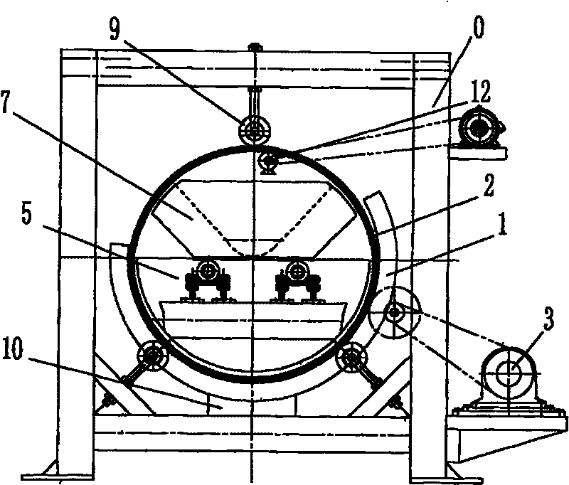 Method and device for permanent-magnet arc-shaped groove inner surface axial sorting