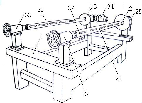 Biaxial turnover cloth inspecting machine and cloth inspecting method for glass fiber felt cloth