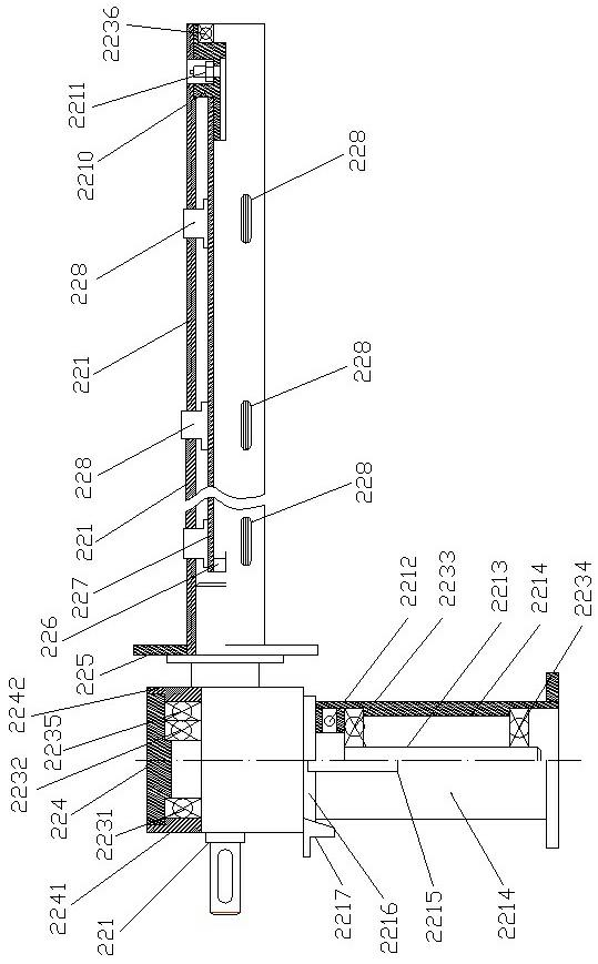 Biaxial turnover cloth inspecting machine and cloth inspecting method for glass fiber felt cloth