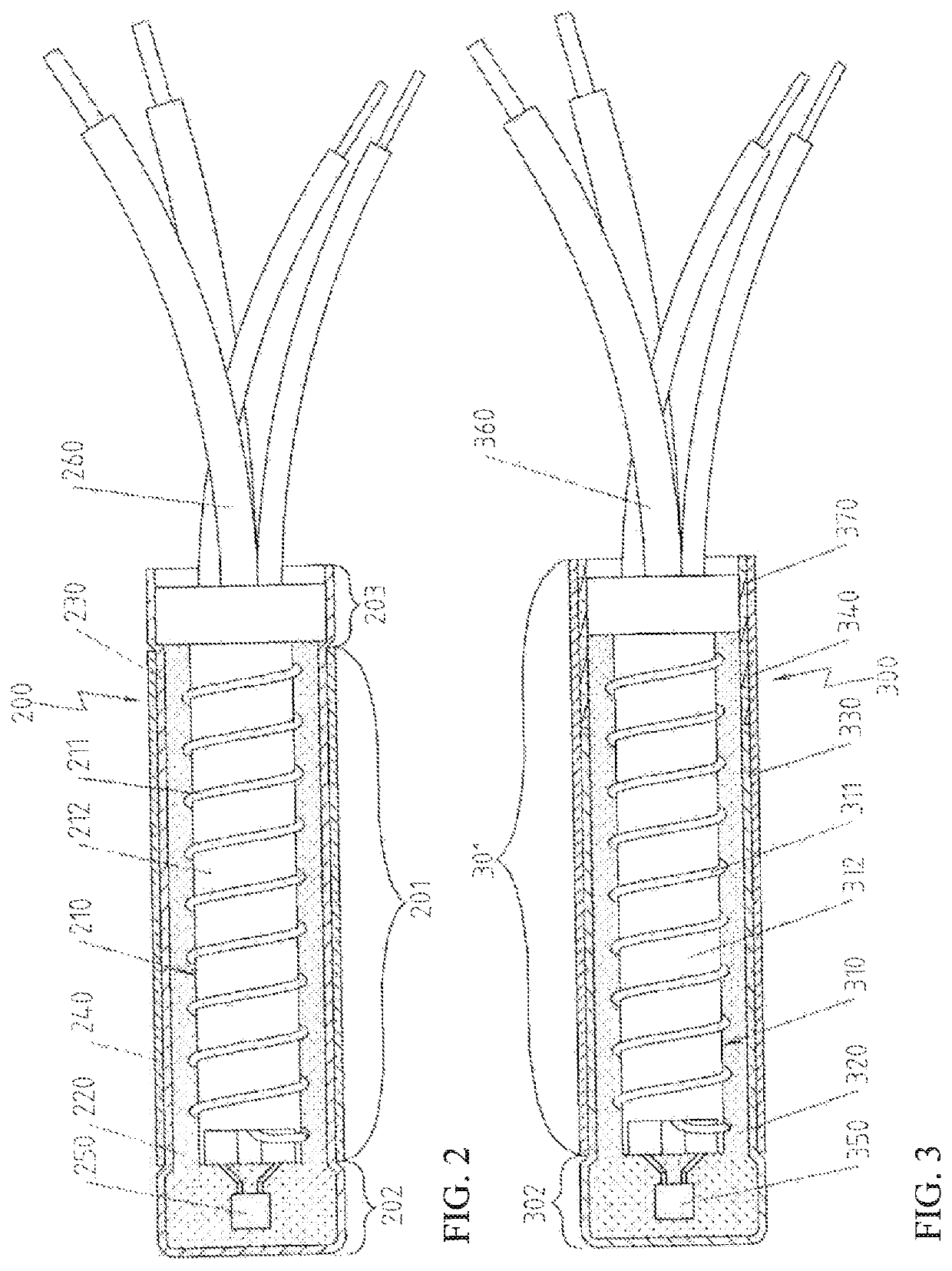 Method for producing an electrical heating device