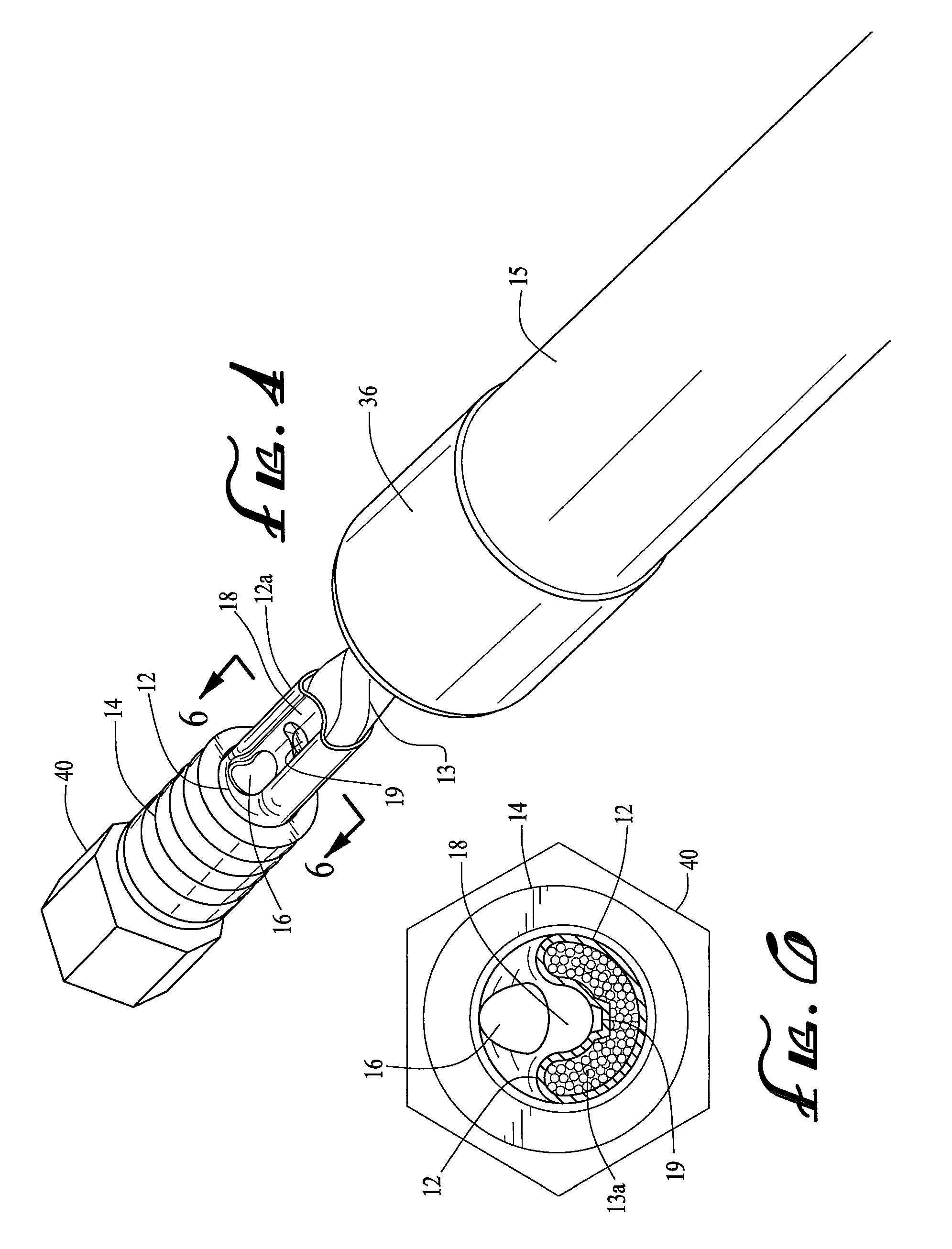 Power cable assembly connector