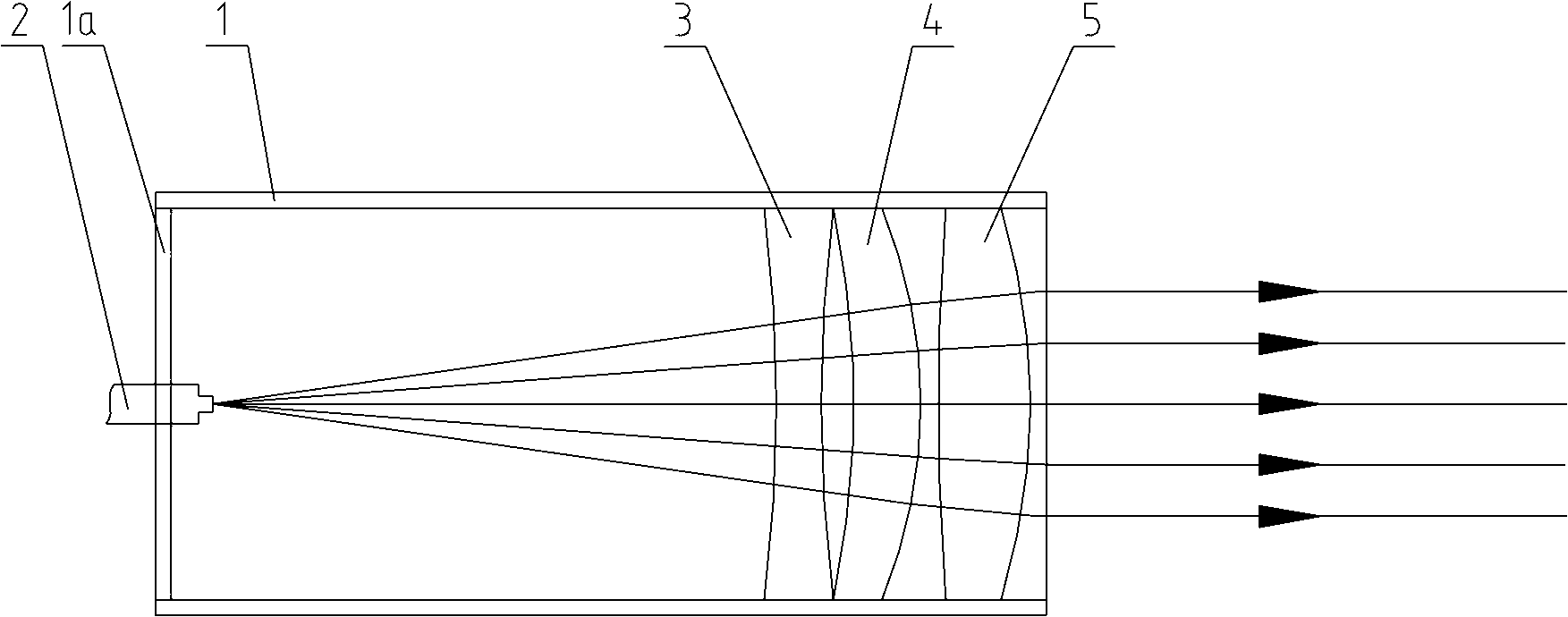 Optical fiber laser and collimator thereof