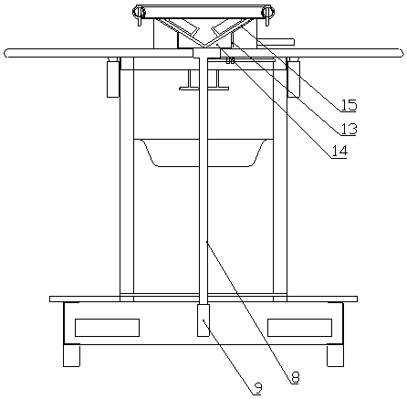 Adjustable pin shaft installation platform