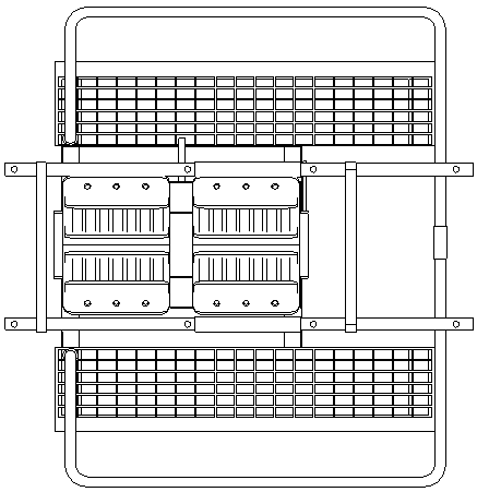 Adjustable pin shaft installation platform