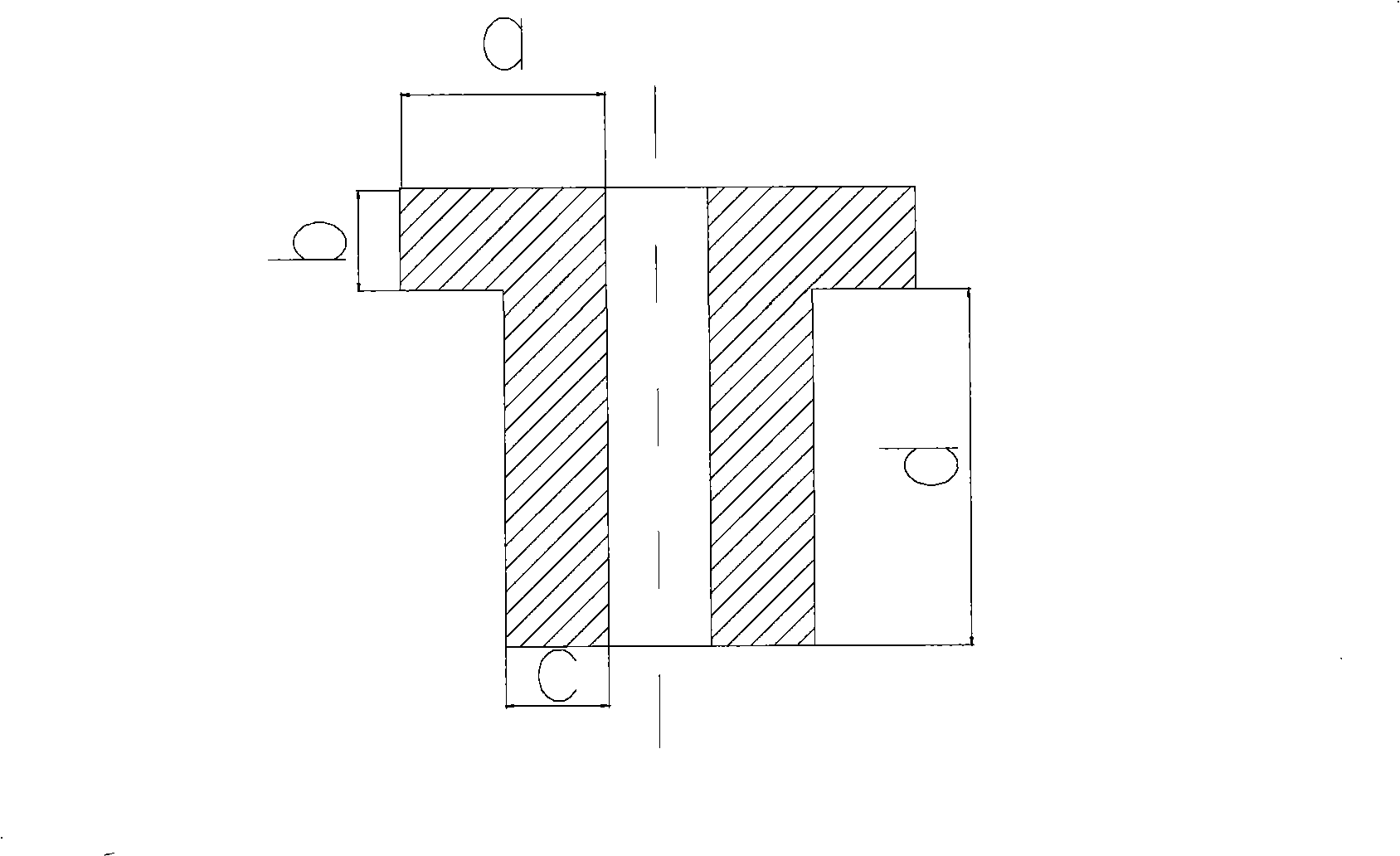 Plate blank tundish for preventing cast-on downward flow and preparation method thereof