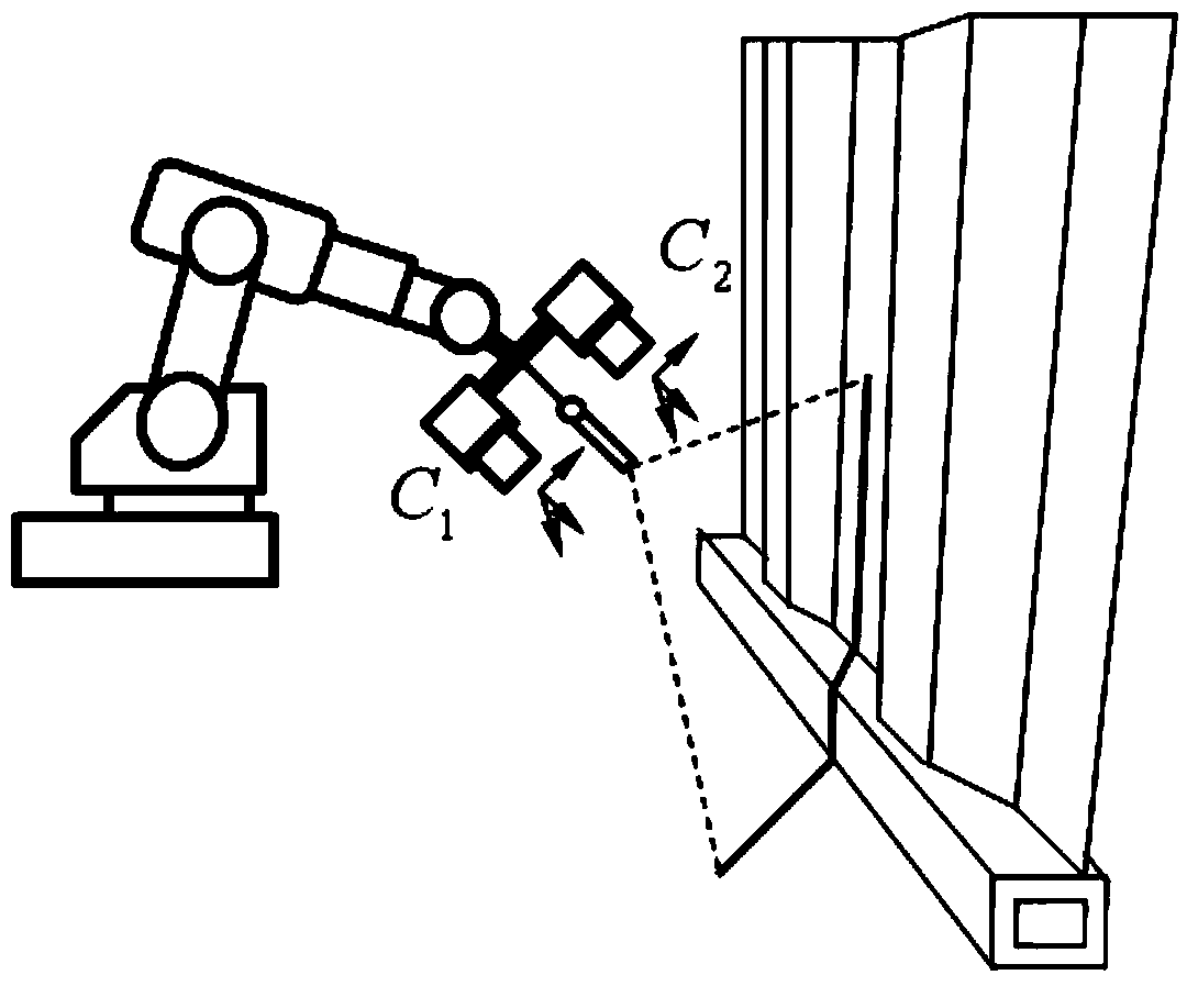 Complex fillet weld joint position detecting method based on laser binocular vision