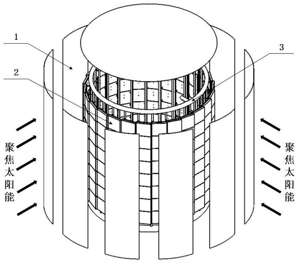 Novel flat plate type heat absorber for solar tower type power generation and system using novel flat plate type heat absorber