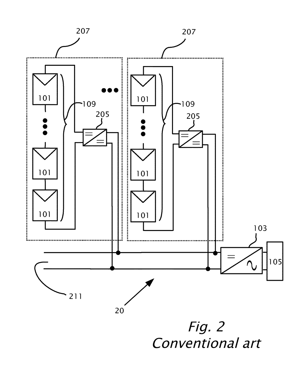 Maximizing power in a photovoltaic distributed power system