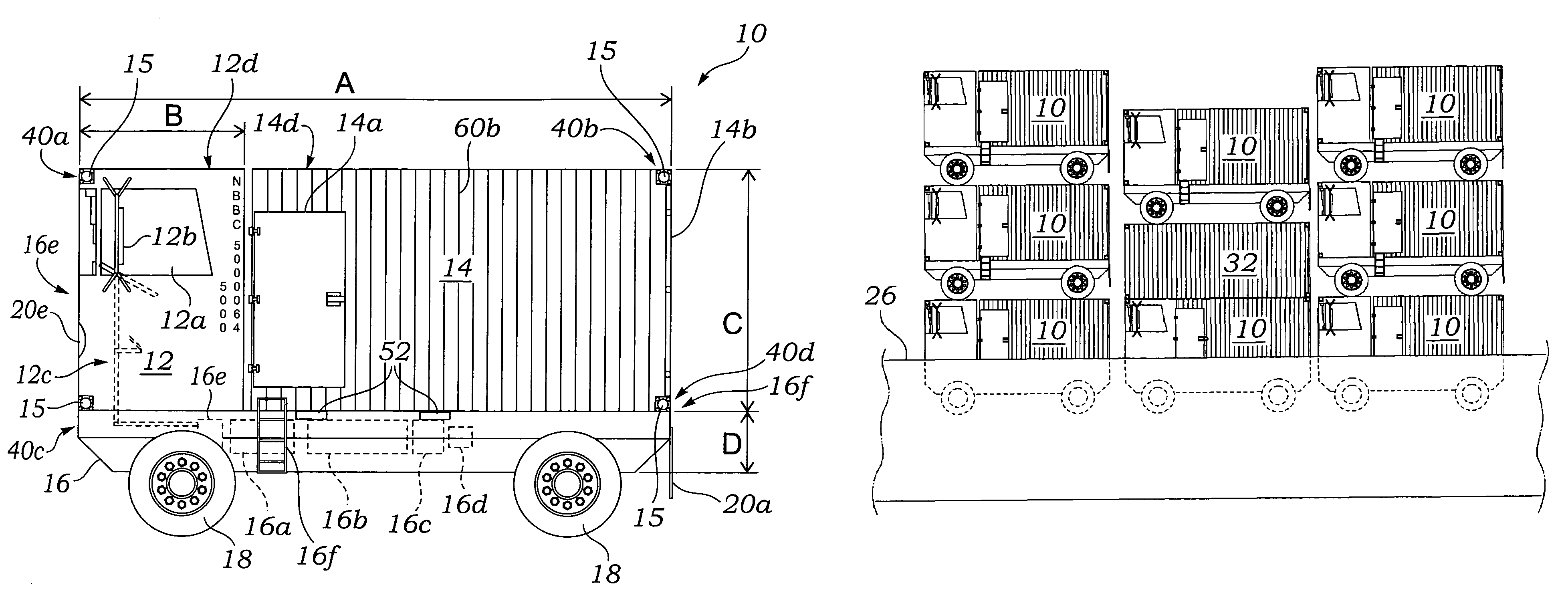 Intermodel truck