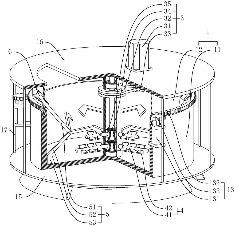 Recycled concrete mixer capable of improving mixing uniformity