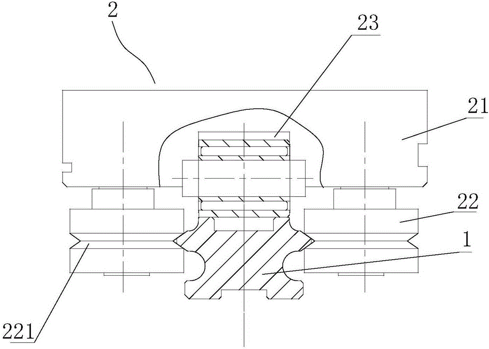 Intelligent arc guiding rail system