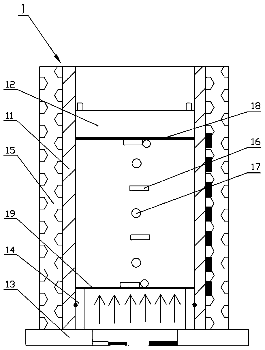 Multi-loading-mode unsaturated soil frost heaving instrument and frost heaving amount testing method