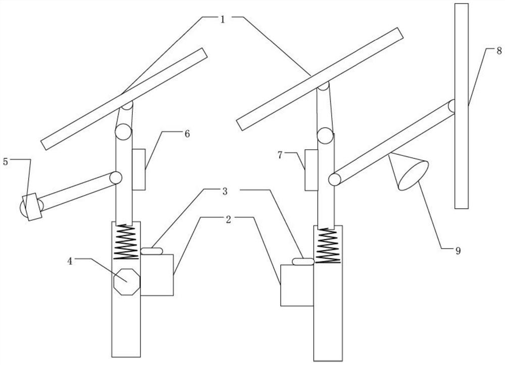 Intelligent traffic early warning device and method suitable for field road