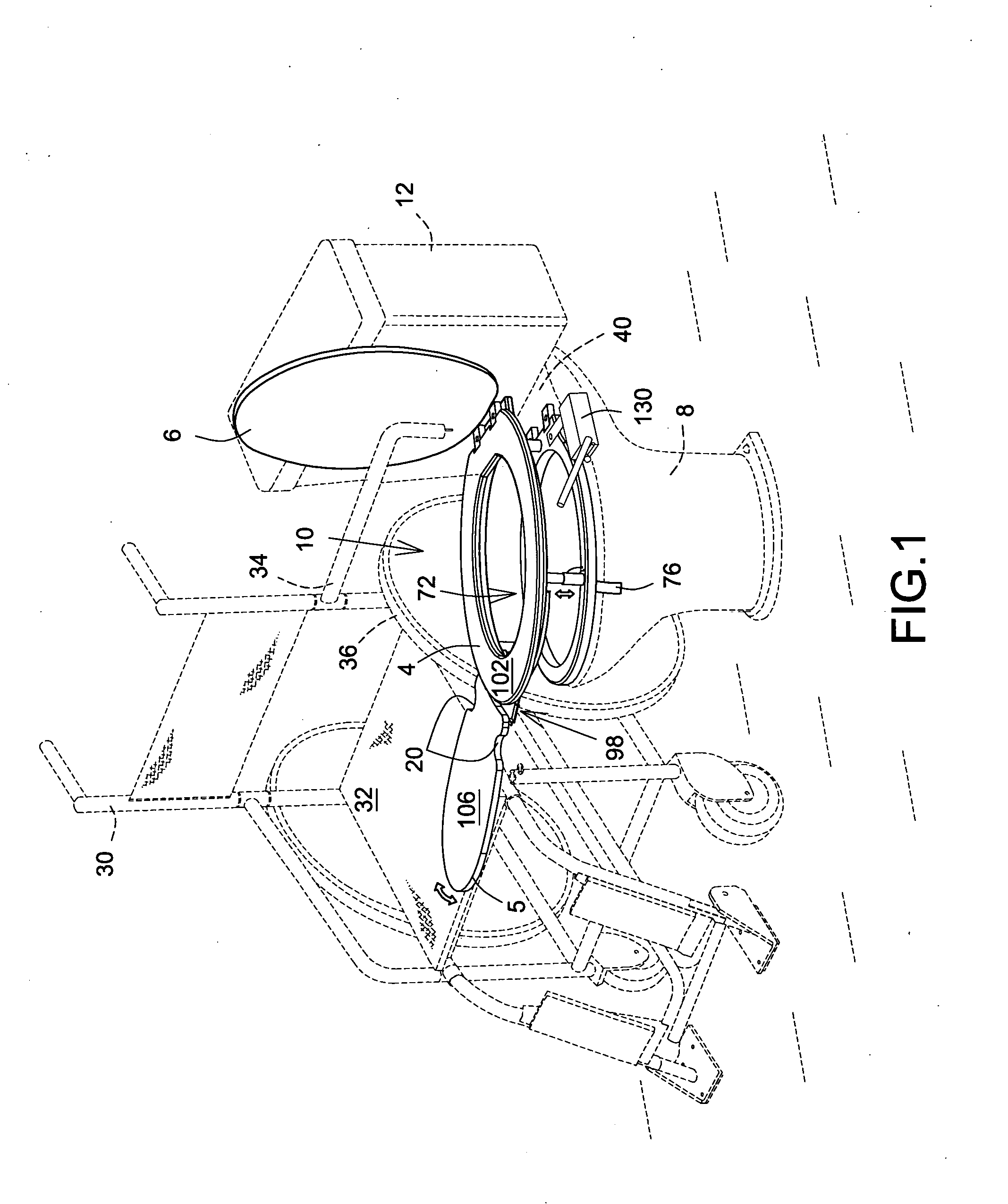 Transfer platform assembly for a lavatory seat