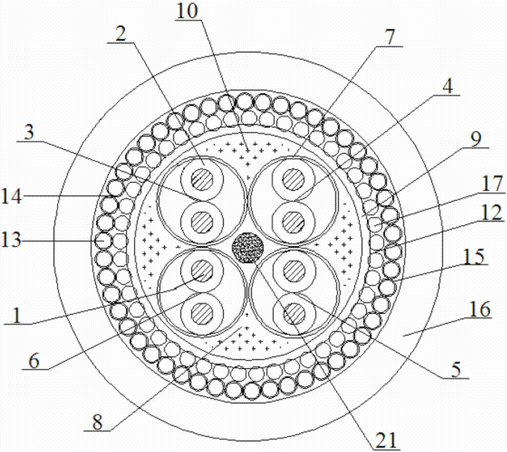 Shielded data cable suitable for repeated bending