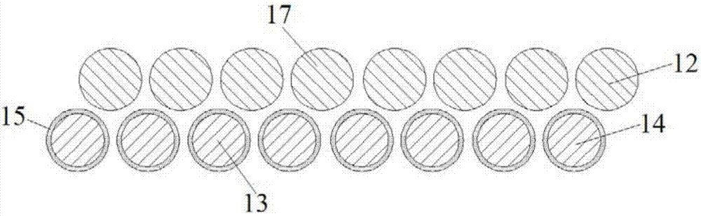 Shielded data cable suitable for repeated bending