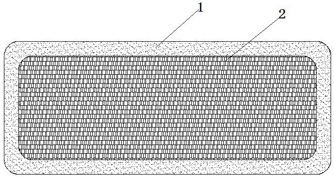 A self-heating body formed by compression molding and its preparation method