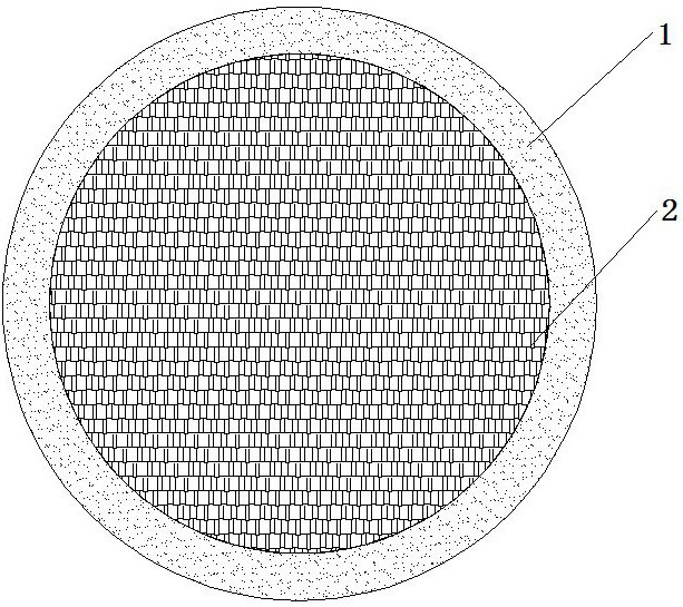 A self-heating body formed by compression molding and its preparation method