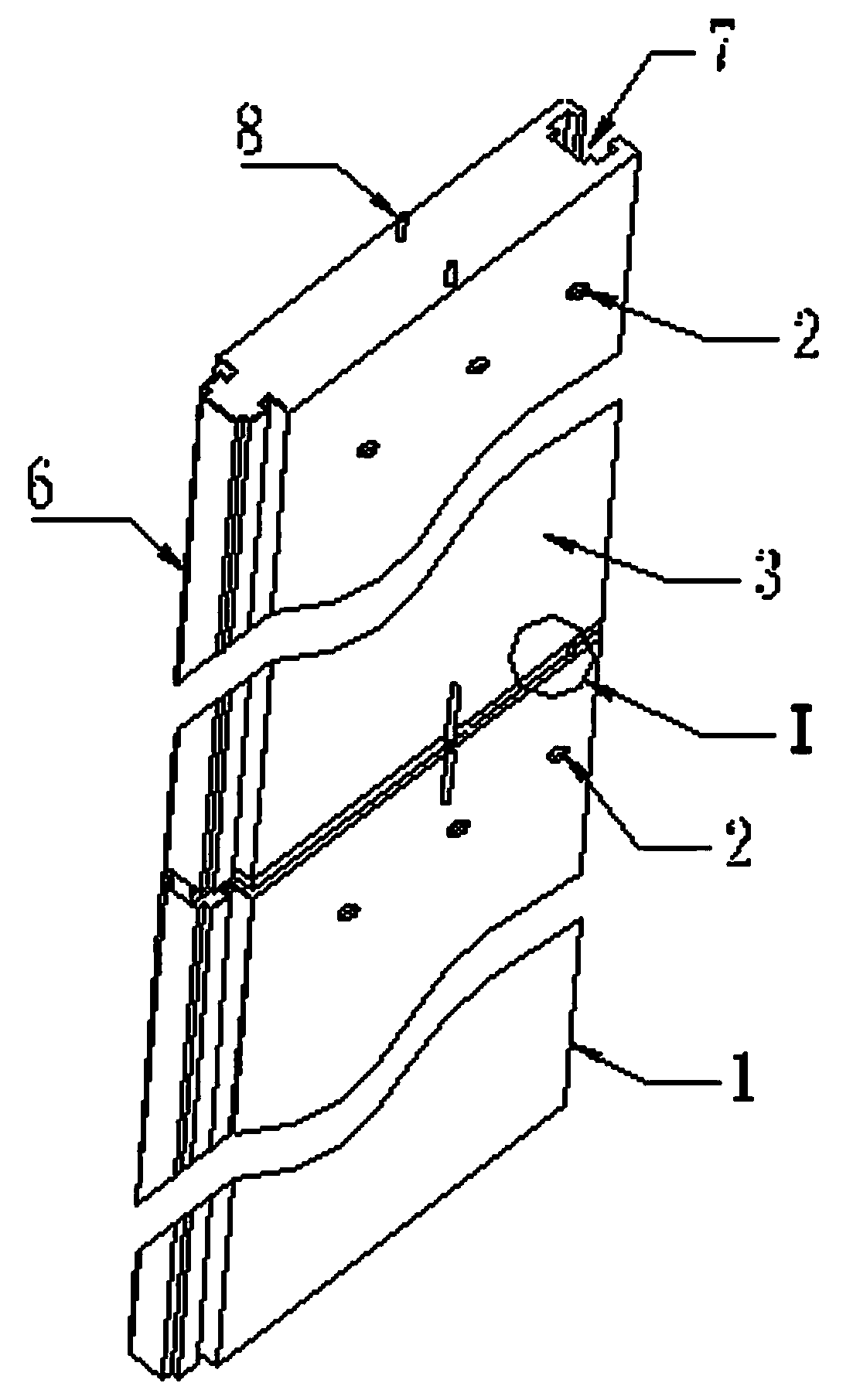 Underground construction constructed in assembled mode and construction method of underground construction