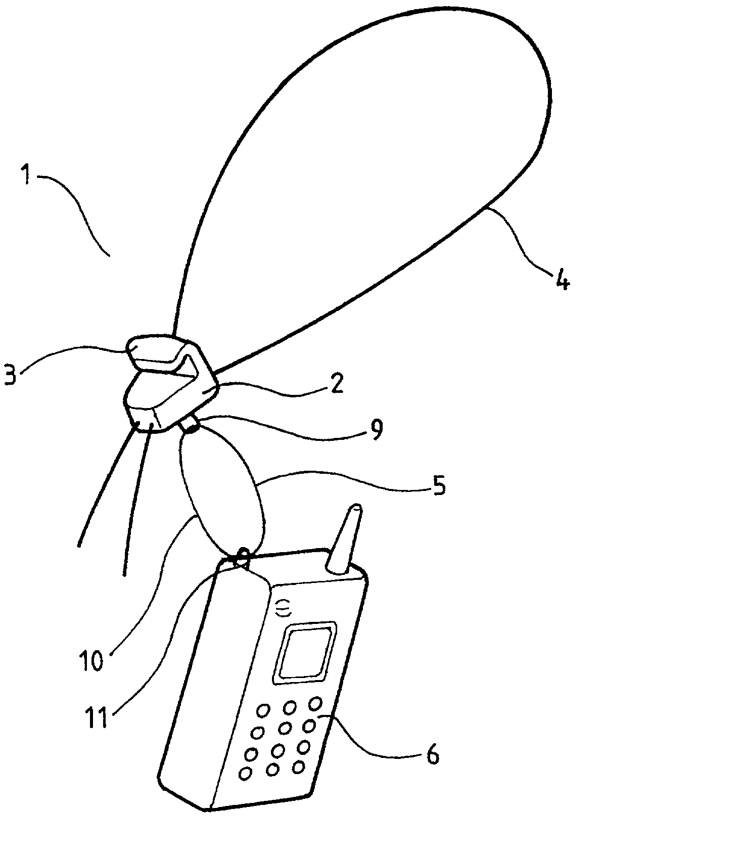 System for carrying a portable item of equipment