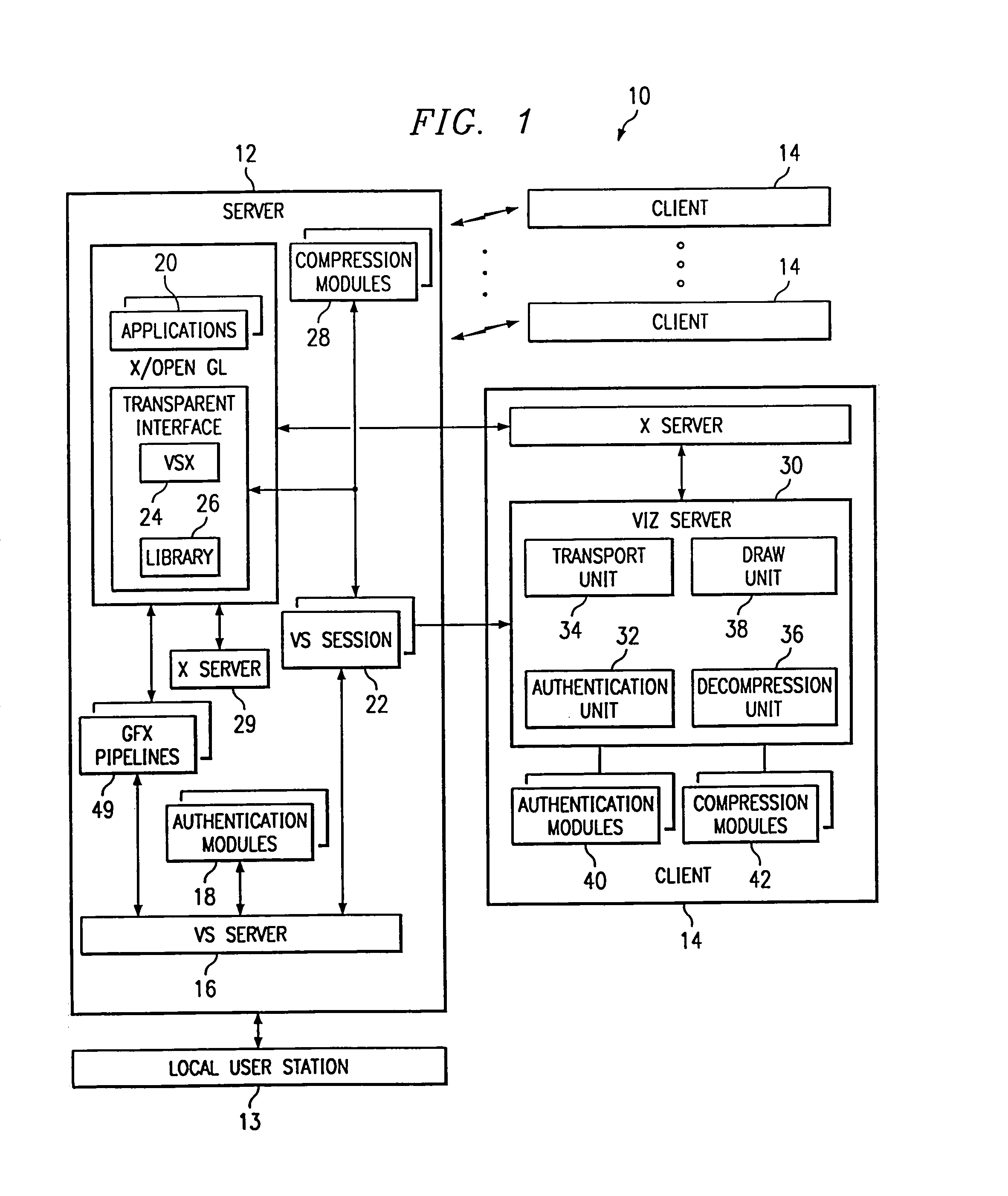 System and method for allowing remote users to specify graphics application parameters for generation of interactive images