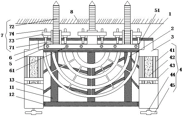 Installing support for wall-mounted television