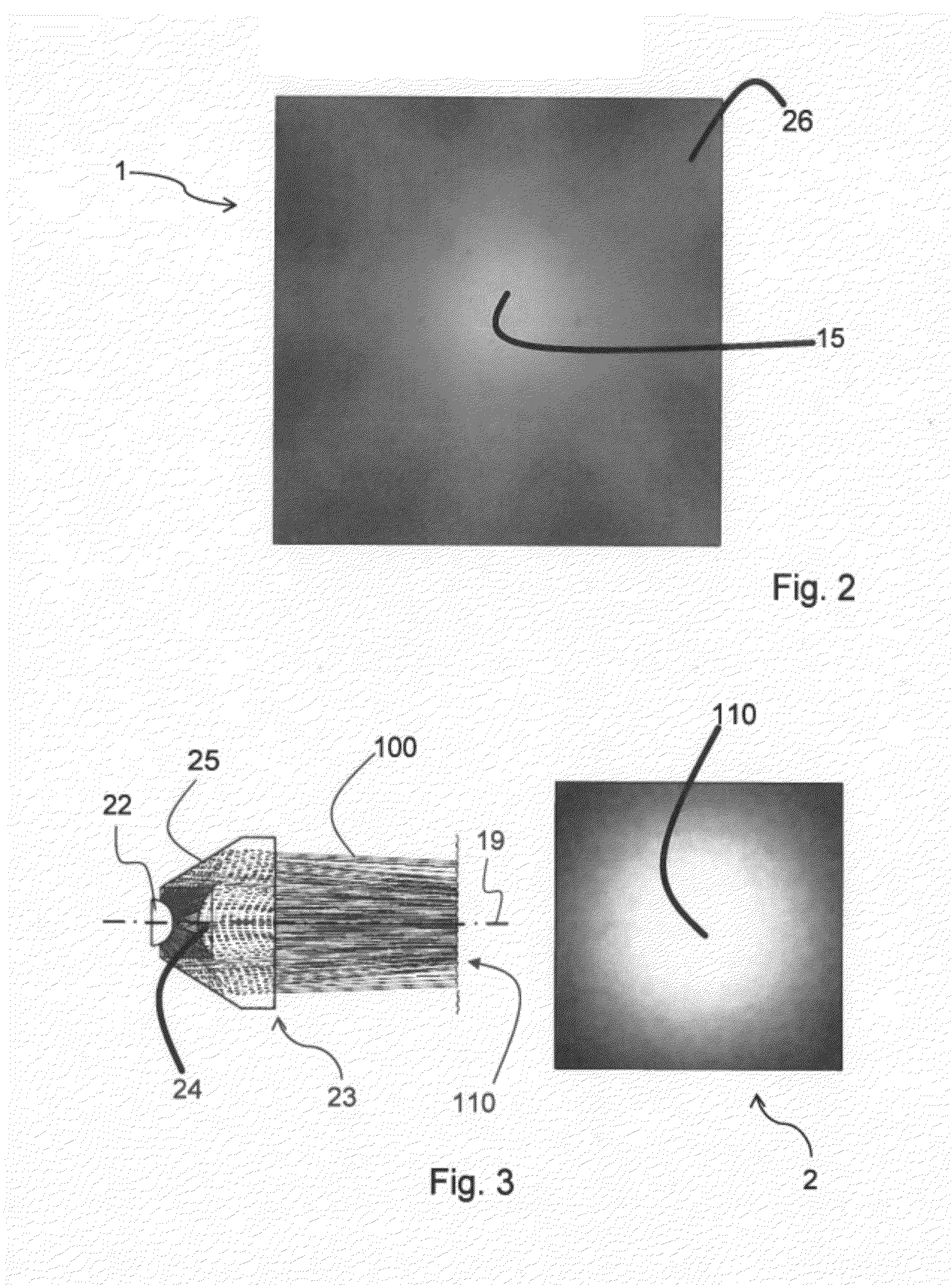 Ring light illuminator, beam shaper and method for illumination