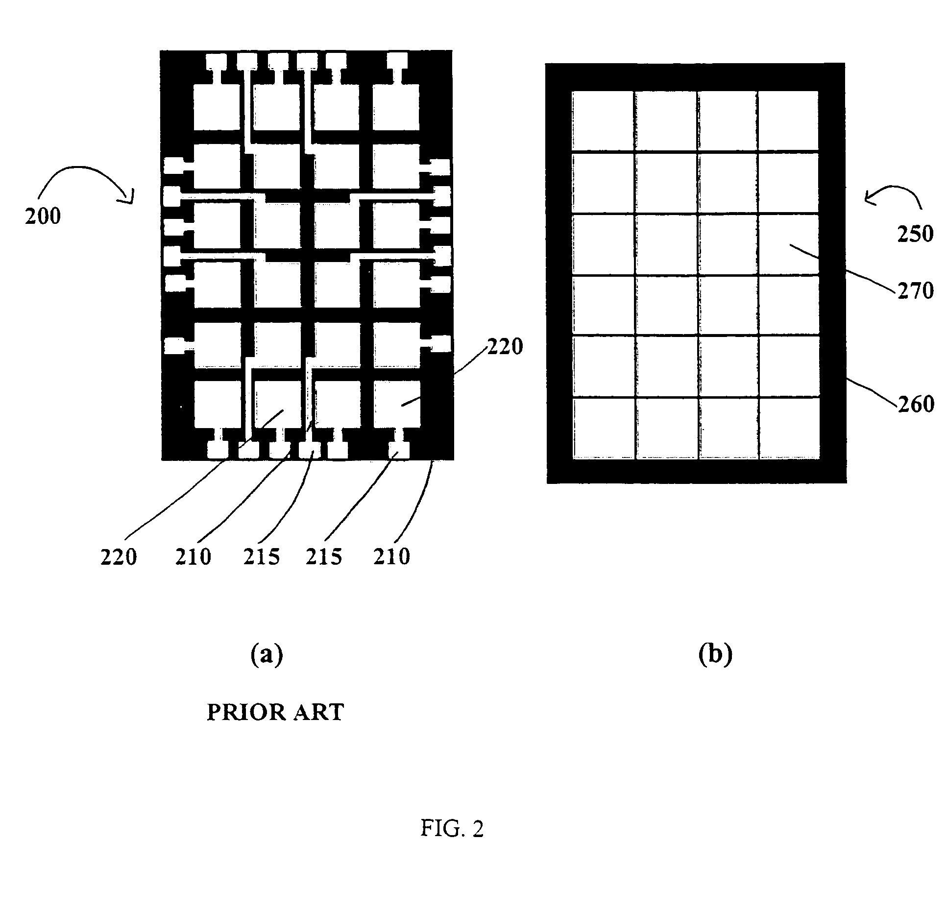 Device for contacting patterned electrodes on porous substrates