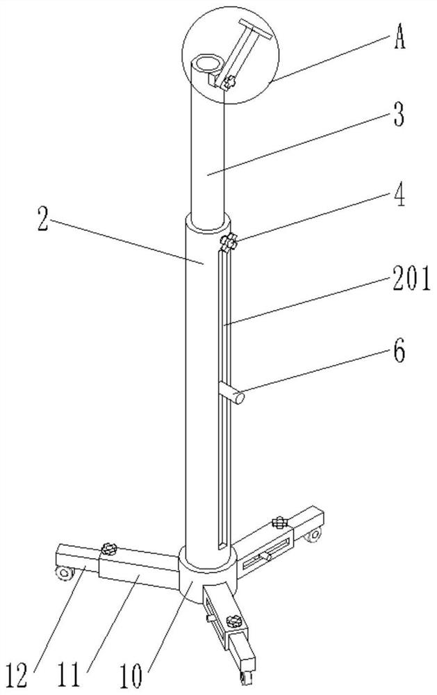 Camera adjusting device for video conference