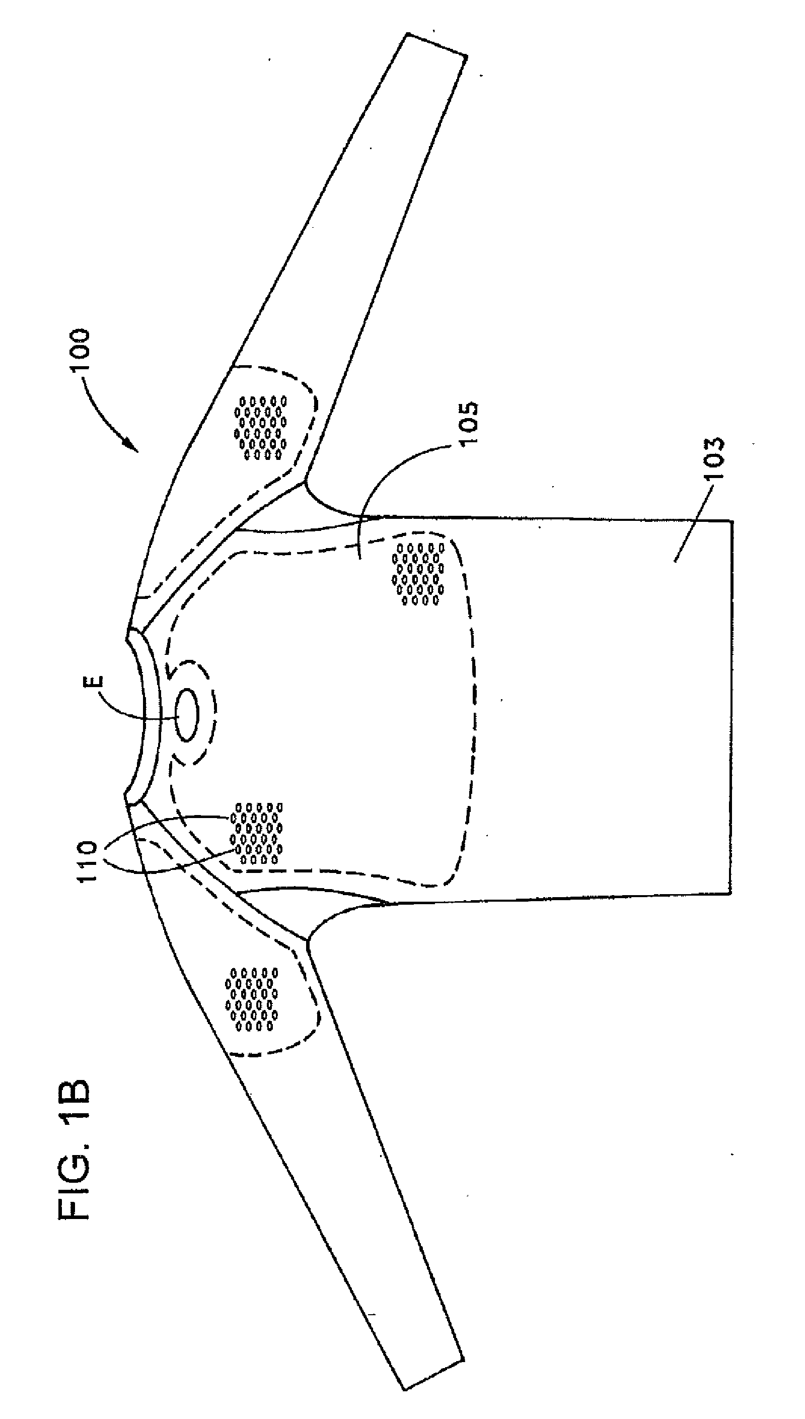 Garment Having Improved Contact Areas