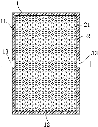 Gas eddy preventing combustion device