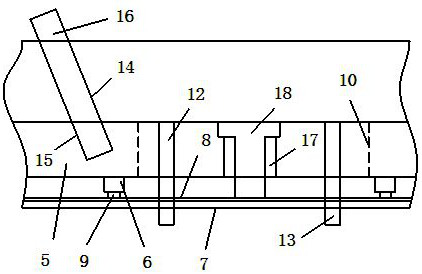 Wall dry hanging device and construction method thereof