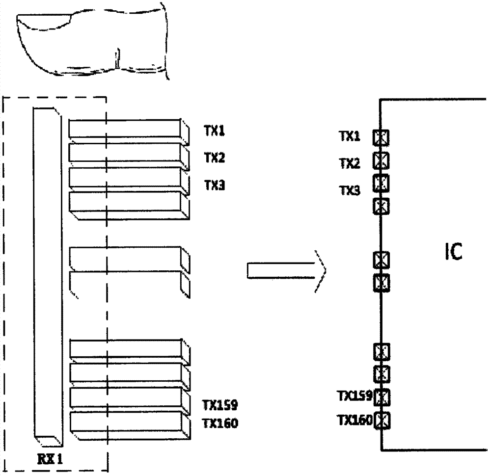 A fingerprint recognition sensor