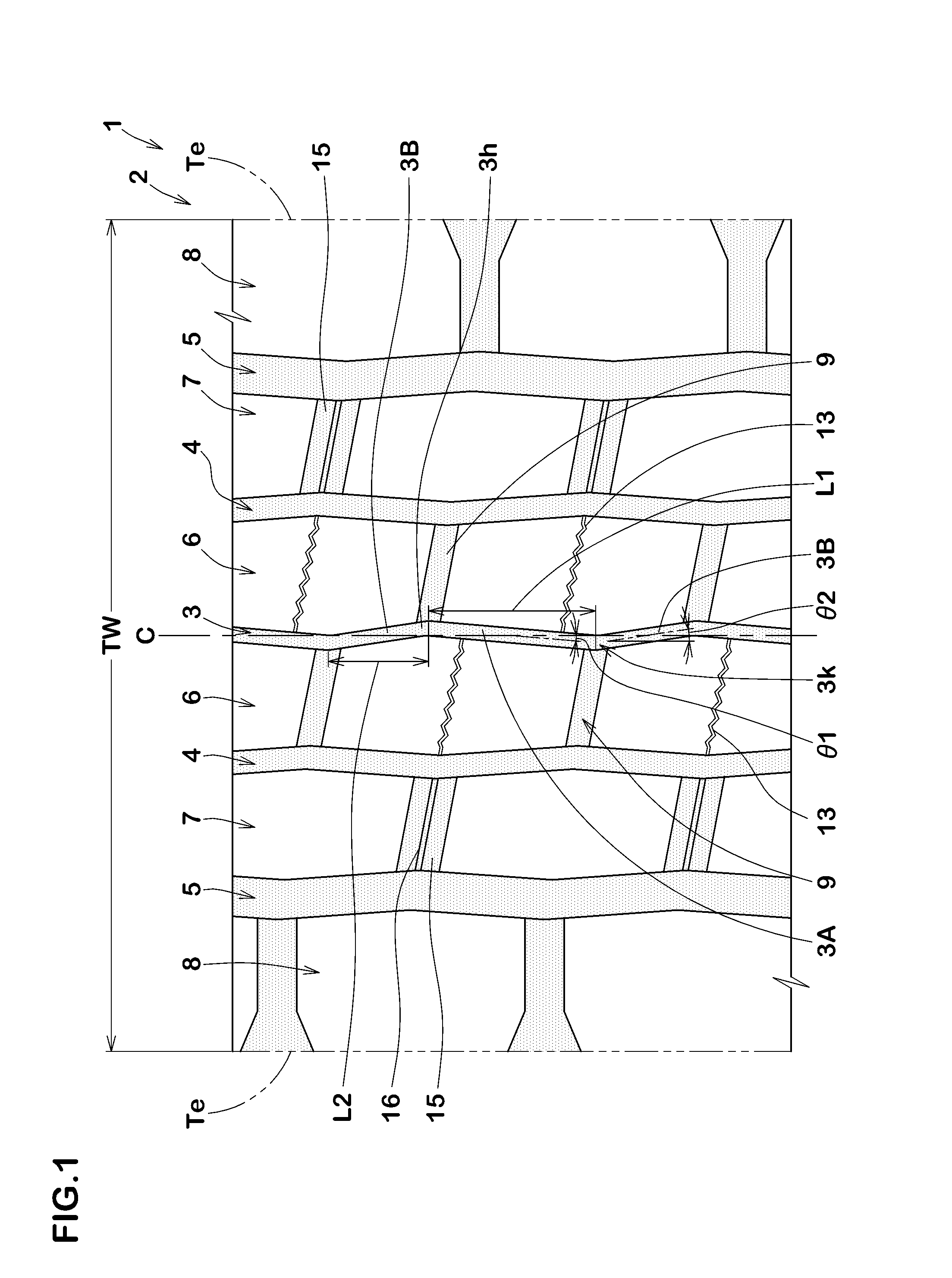 Heavy duty pneumatic tire