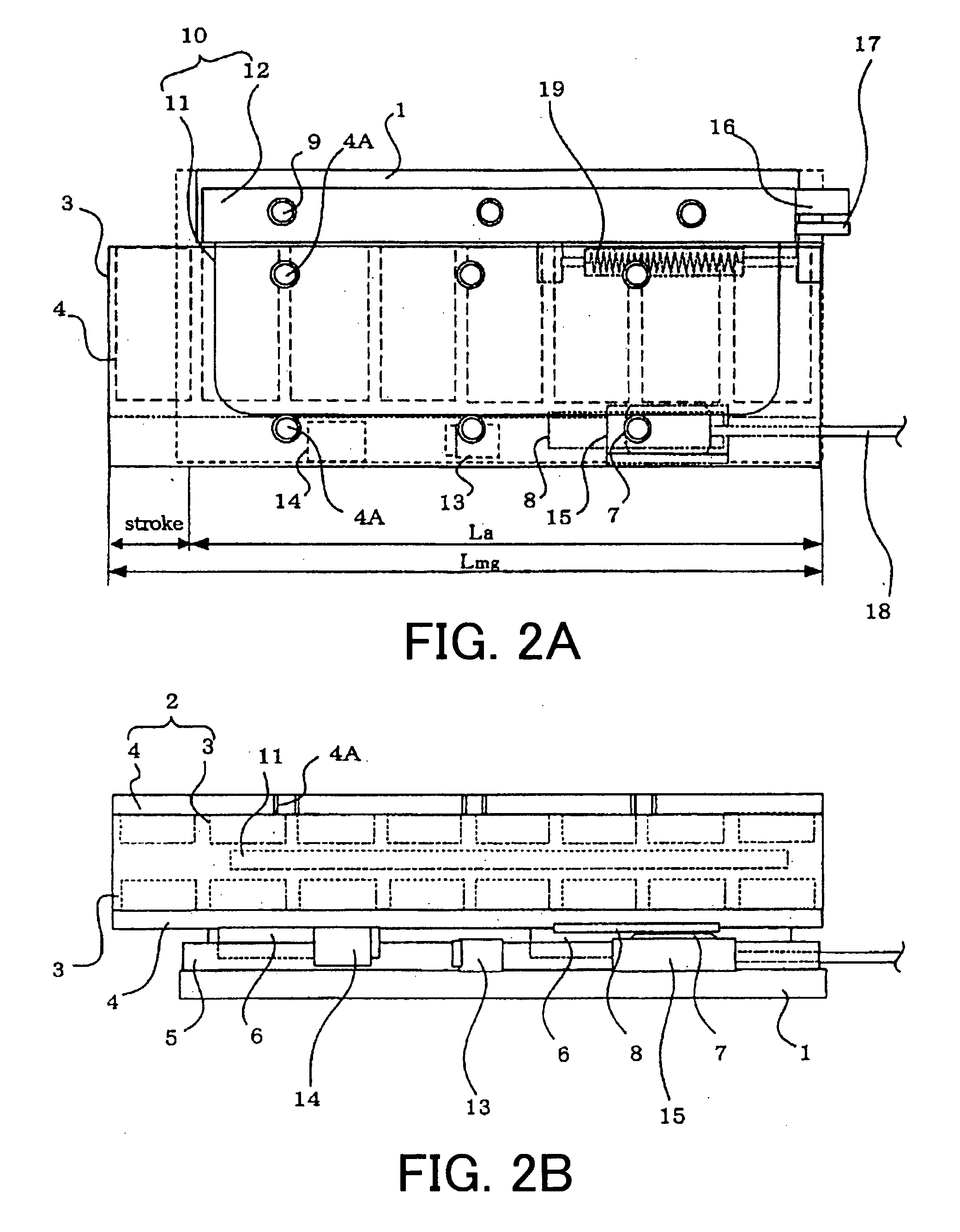 Moving magnet type linear magnet