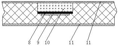 Strip line resonator structure and magnetic tuning wave trap composed of resonator structure