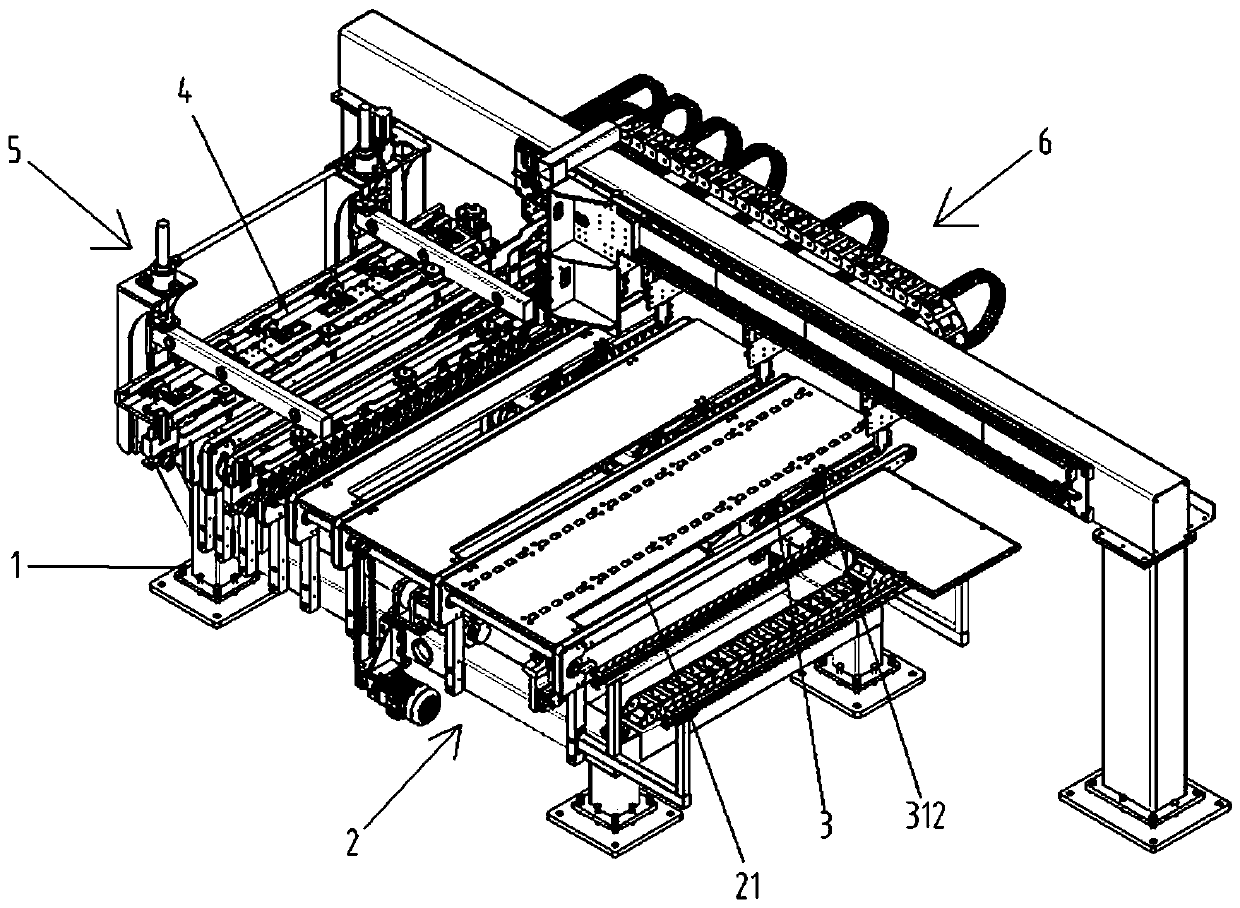 Efficient flexible plate inlet machine used for positioning, tracking and correcting of plates