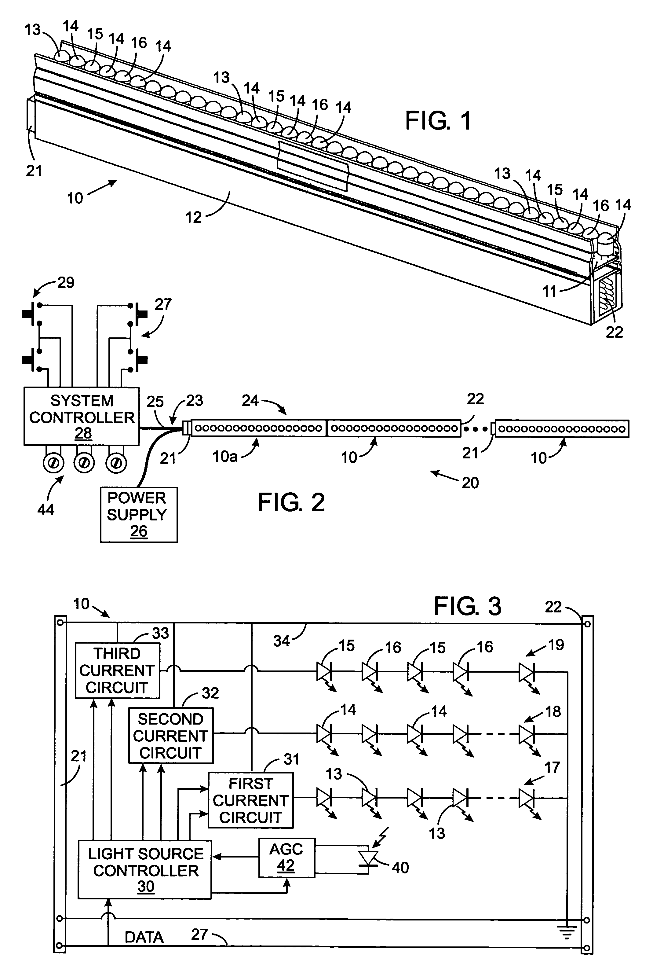 Method of adjusting multiple light sources to compensate for variation in light output that occurs with time