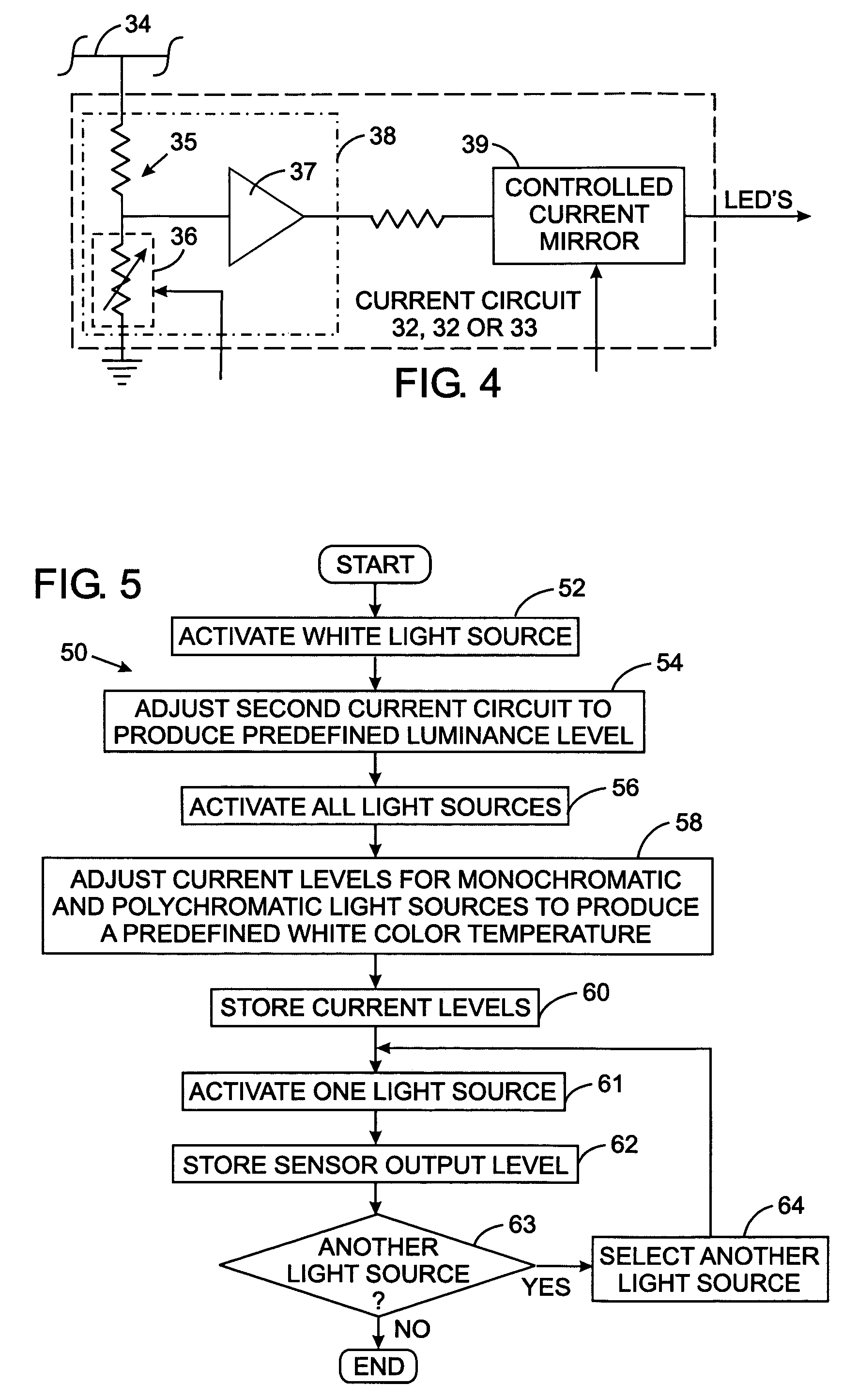 Method of adjusting multiple light sources to compensate for variation in light output that occurs with time