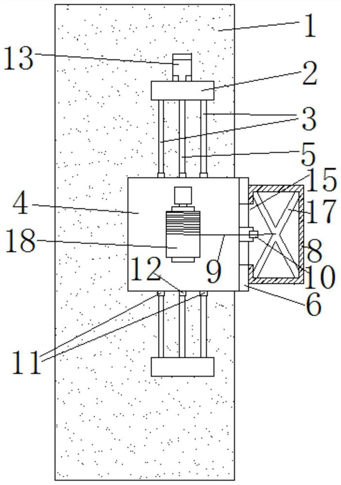 Building outer wall construction operation platform