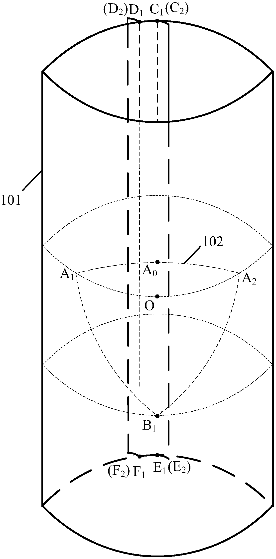 Single-flap tube and manufacturing method thereof