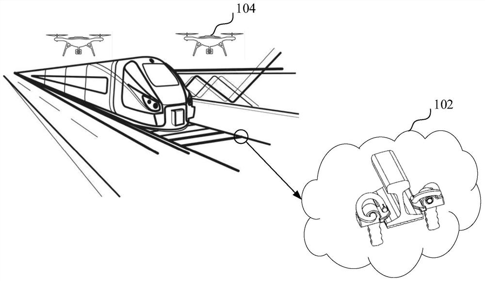 Track component inspection method and device, computer equipment and storage medium