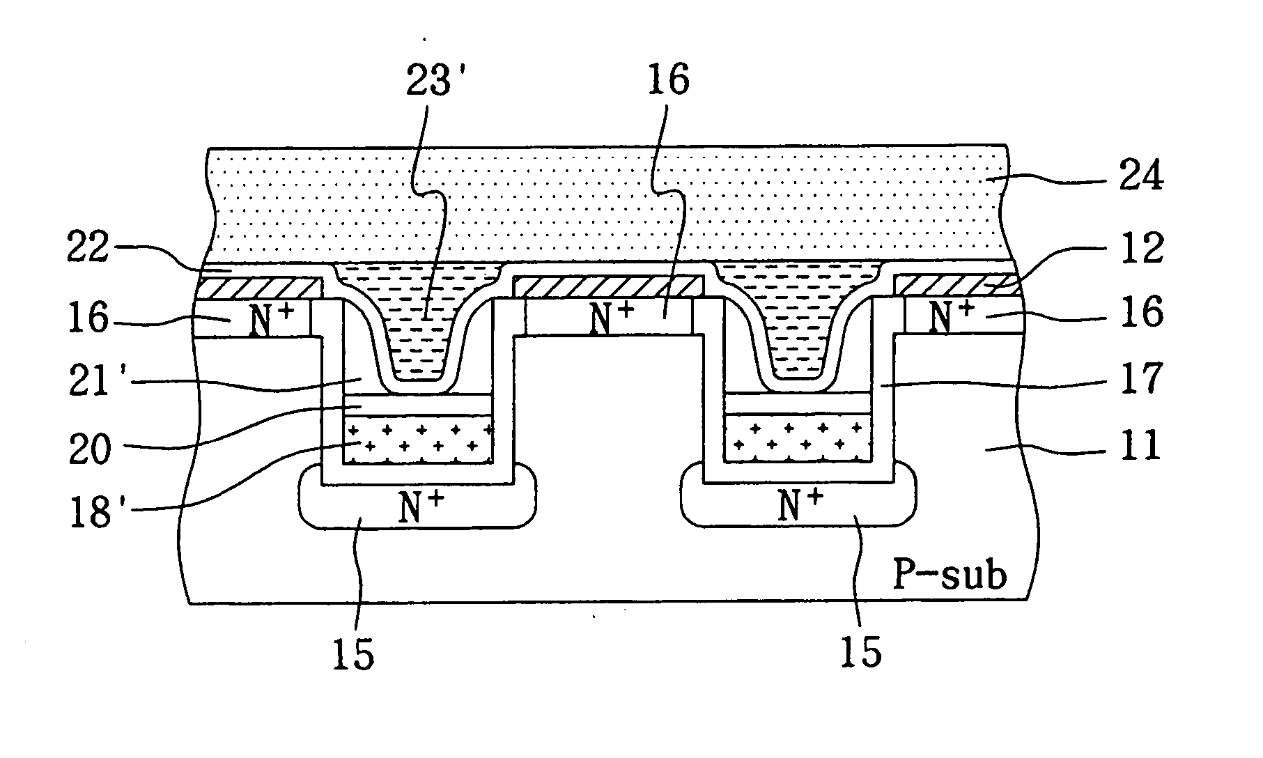 Vertical split gate memory cell and manufacturing method thereof